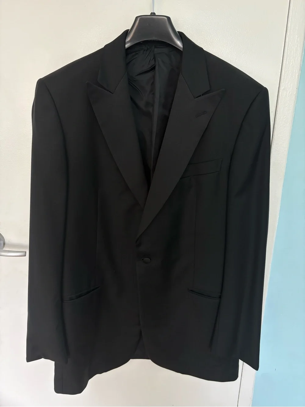 Ermenegildo Zegna Black Single-Button Blazer - Picture 1 of 6